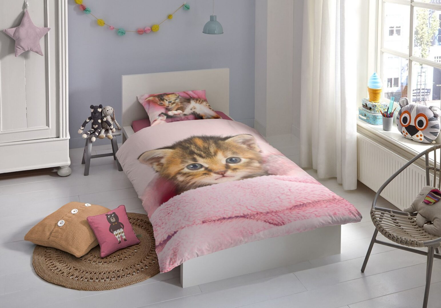 Good Morning Sweety dekbedovertrek - World Cat Day