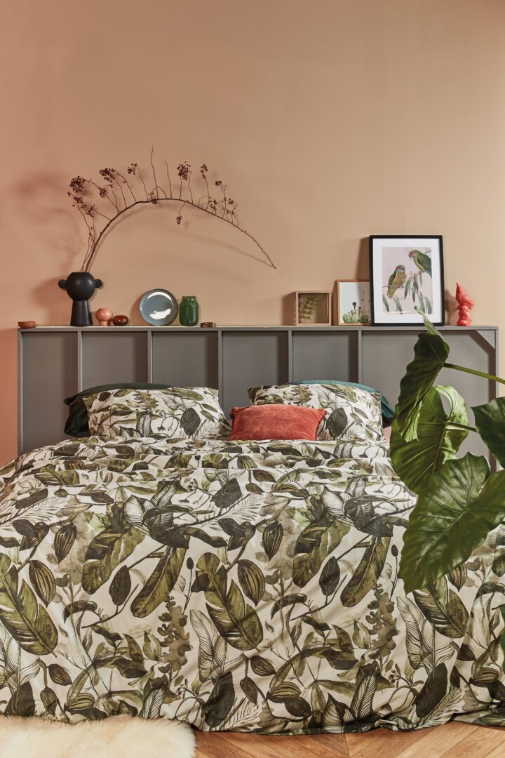 At Home All Leaves dekbedovertrek