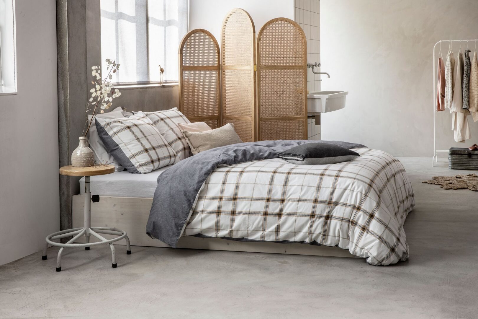 Walra Cozy Carré flanel dekbedovertrek