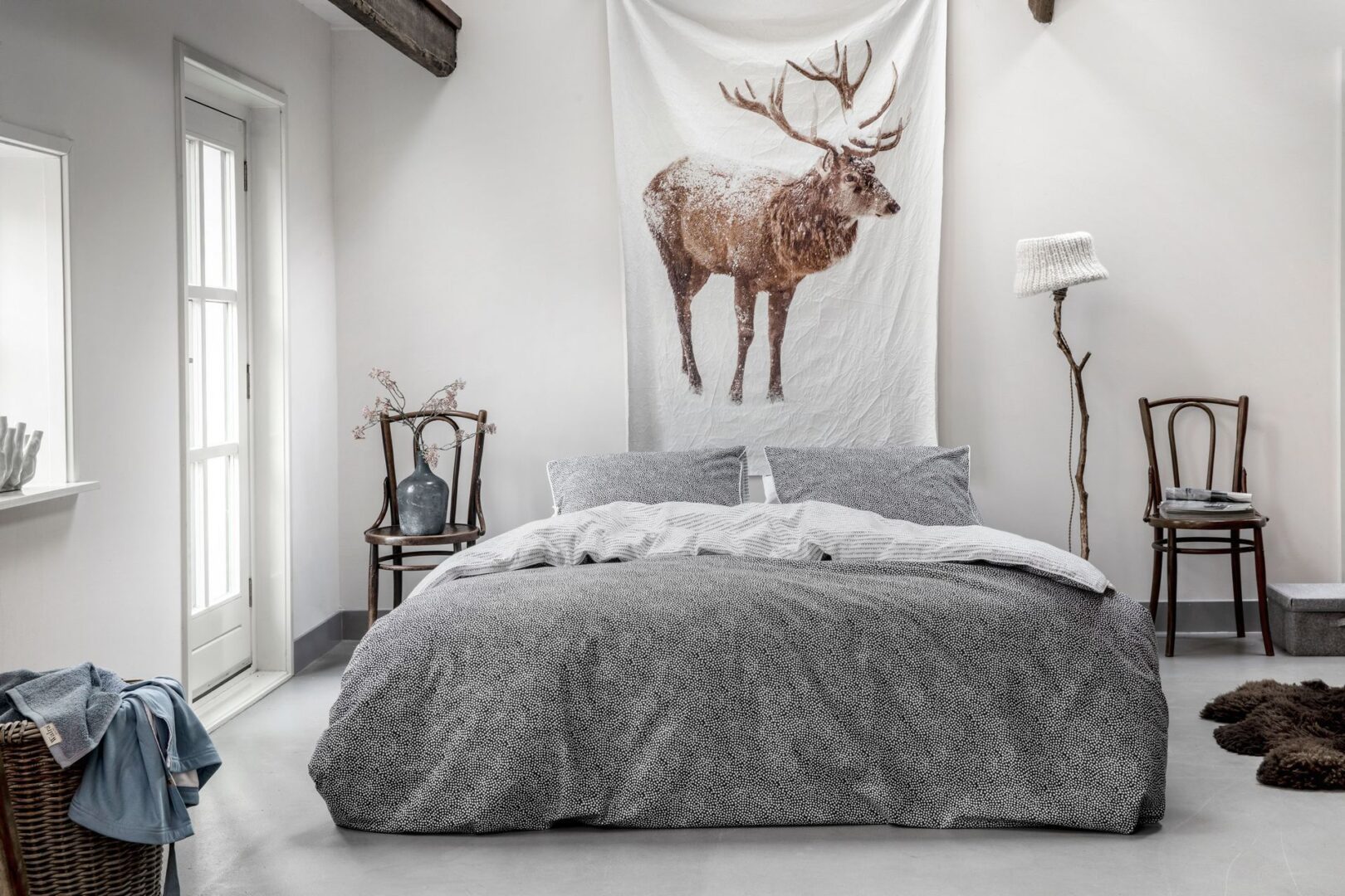 Walra Dots & Doodles flanel dekbedovertrek