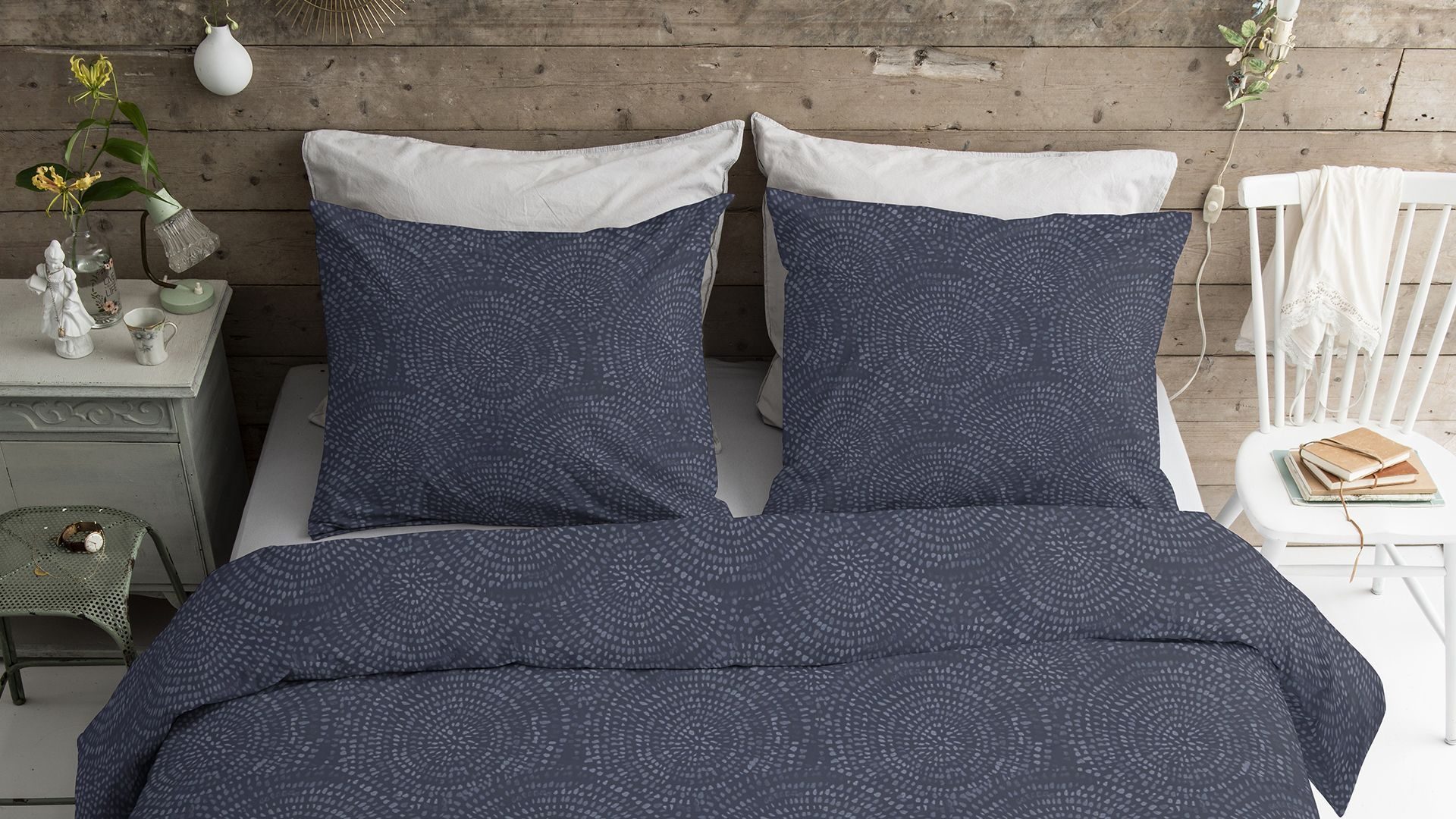 Walra Winter Curves flanel dekbedovertrek