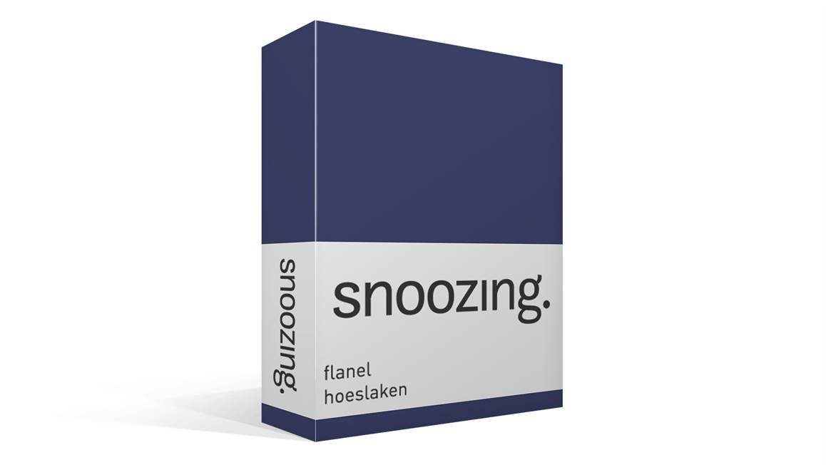 Snoozing flanel hoeslaken