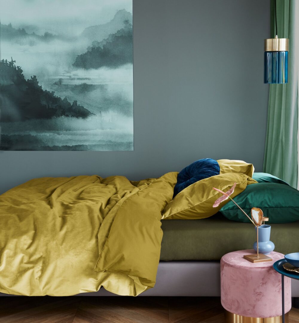 At Home By Beddinghouse Tender Oker Velvet