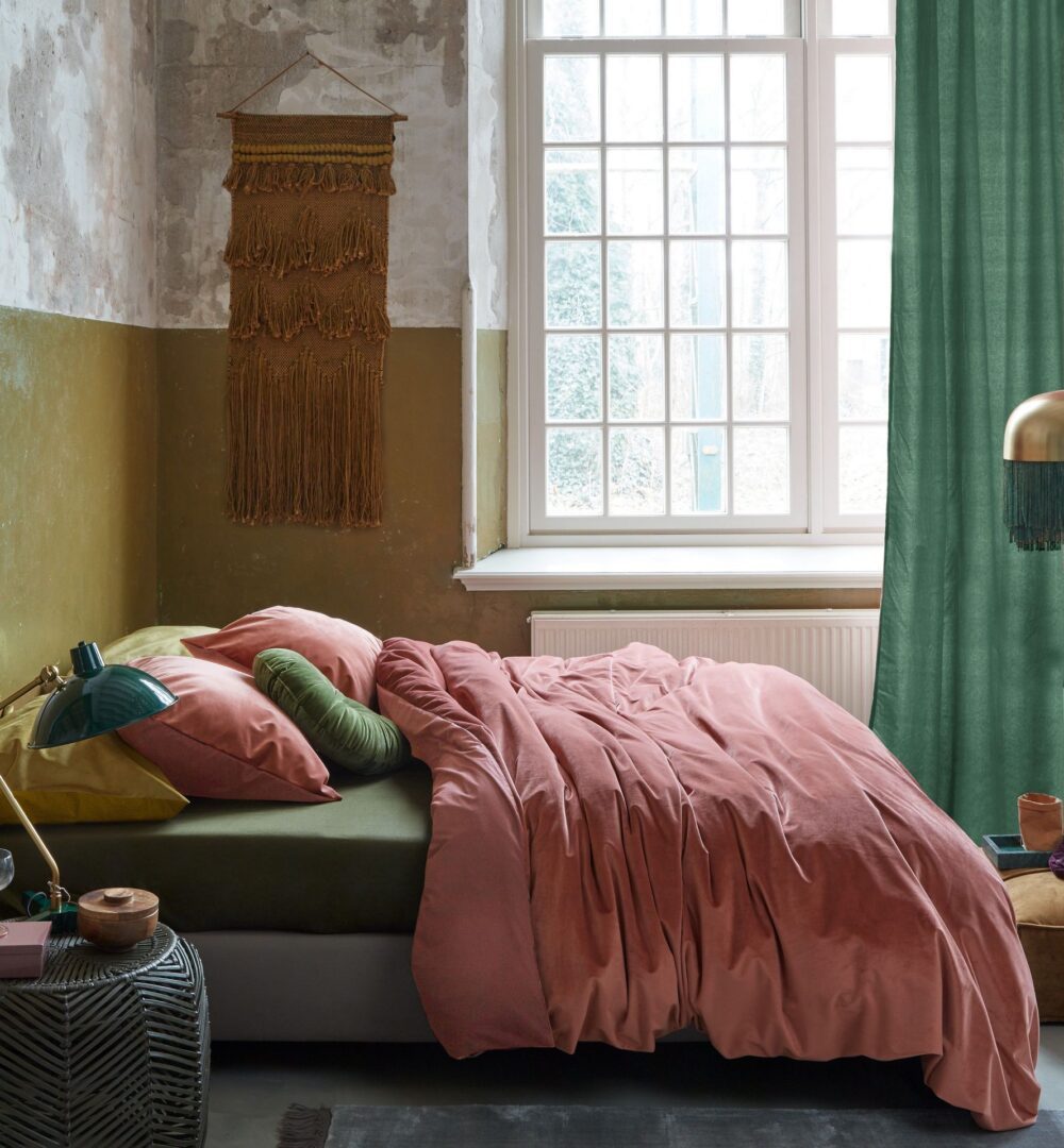 At Home By Beddinghouse Tender Roze Velvet