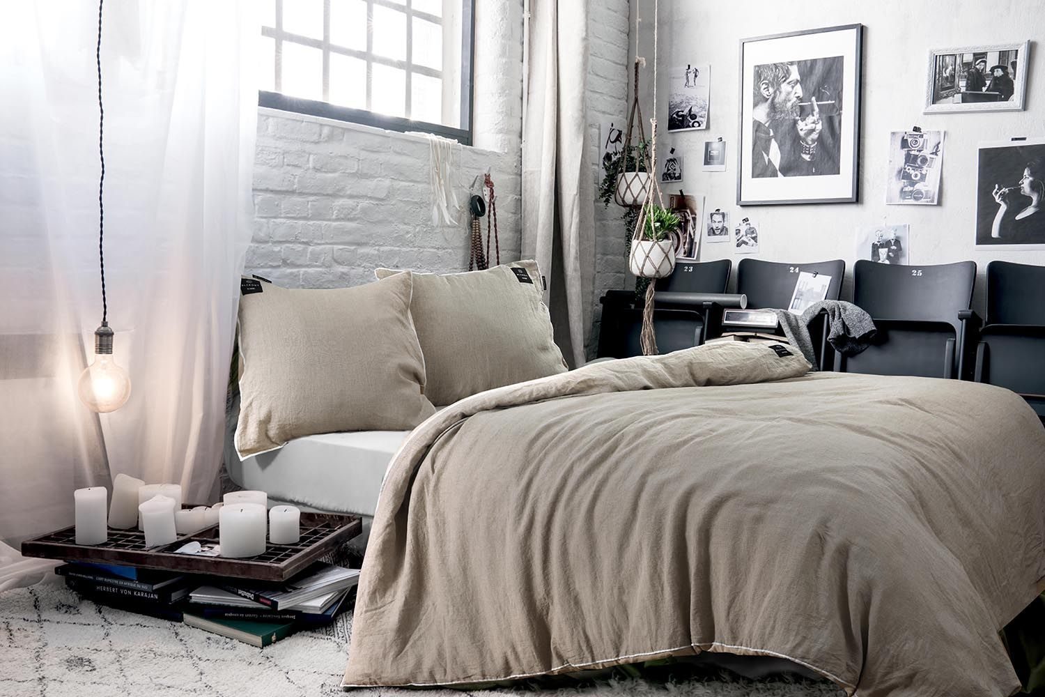 BLCKOUT Ohio dekbedovertrek zand