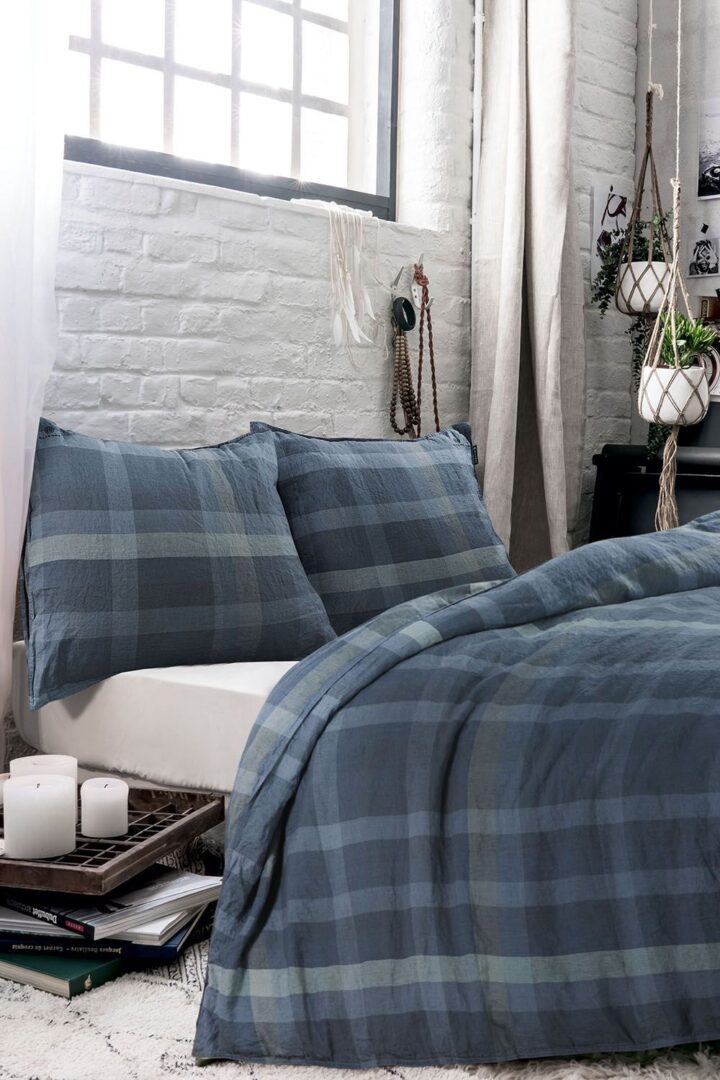 BLCKOUT Washington dekbedovertrek blauw