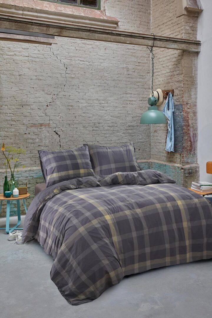 BLCKOUT Washington dekbedovertrek grijs