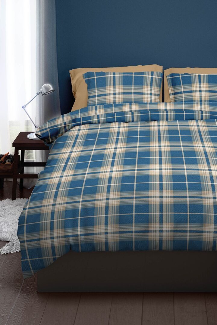 Romanette Banff flanel dekbedovertrek