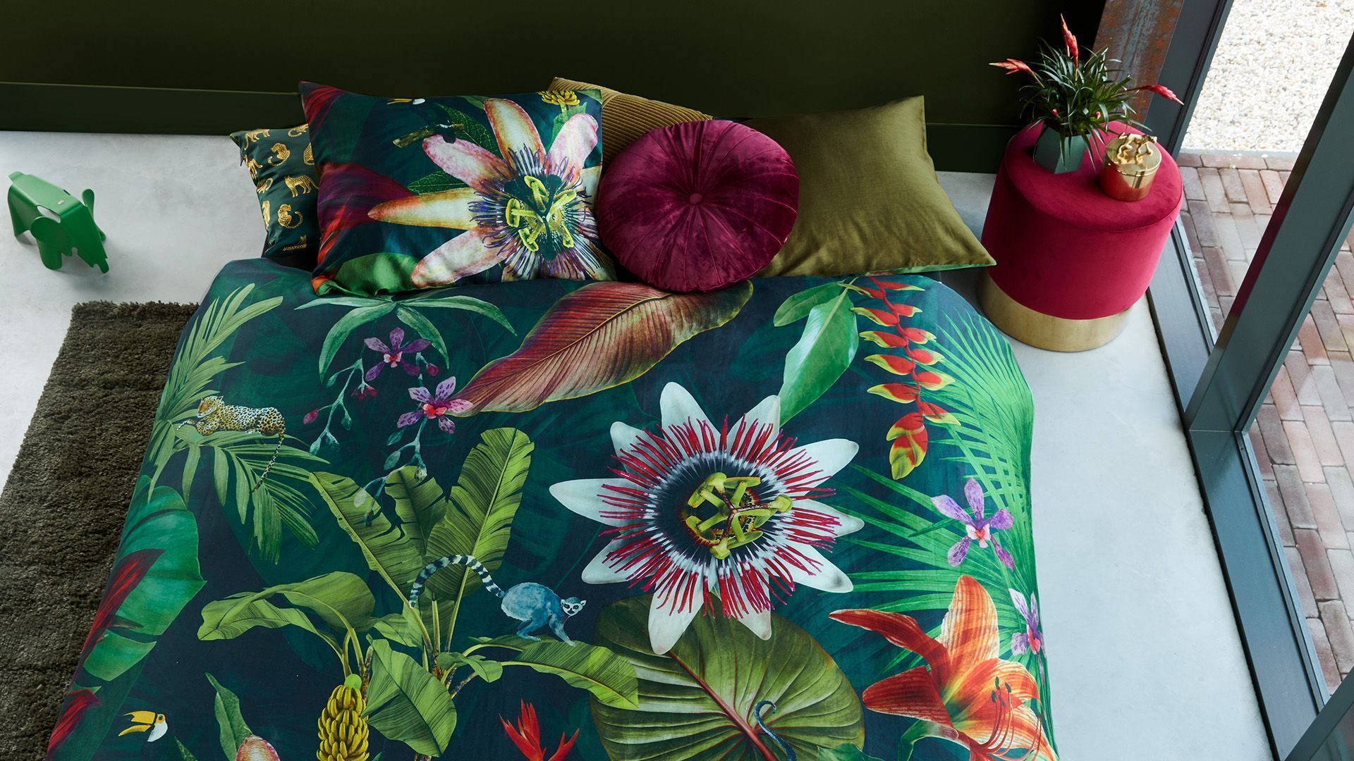 Beddinghouse Passiflore dekbedovertrek