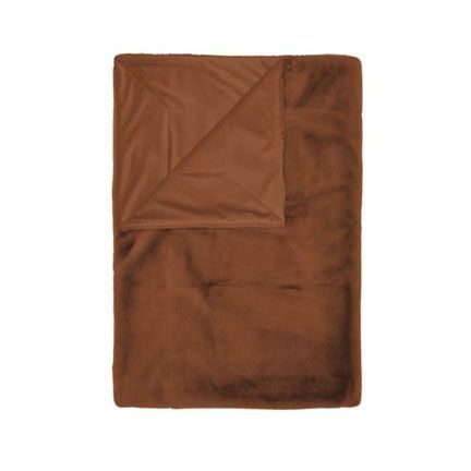 Essenza Furry plaid leather brown