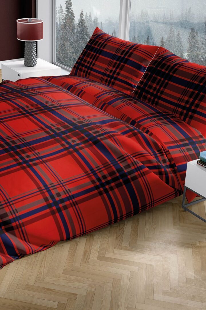 Romanette Flair flanel dekbedovertrek