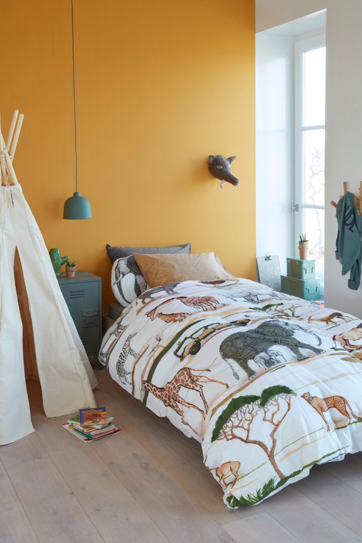 Beddinghouse Kids Safaripark flanel dekbedovertrek