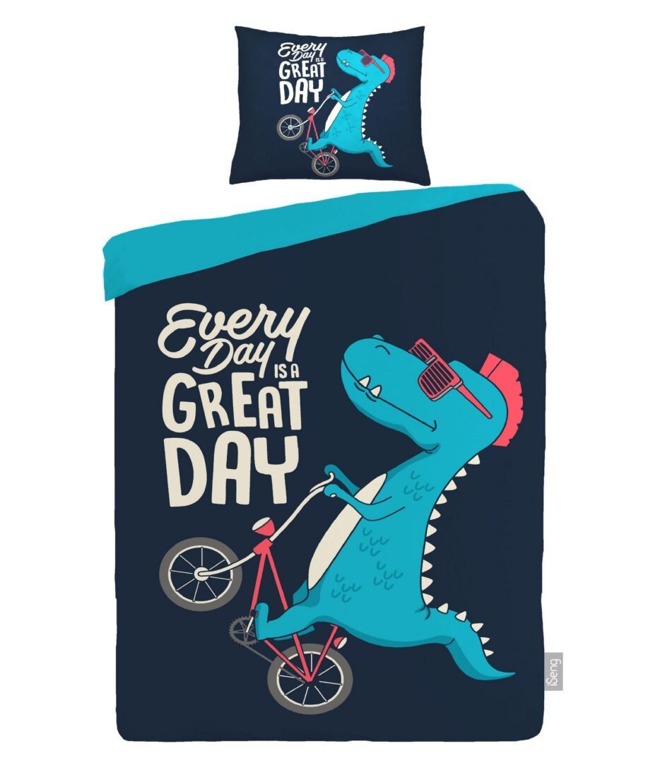 iSeng Dino dekbedovertrek