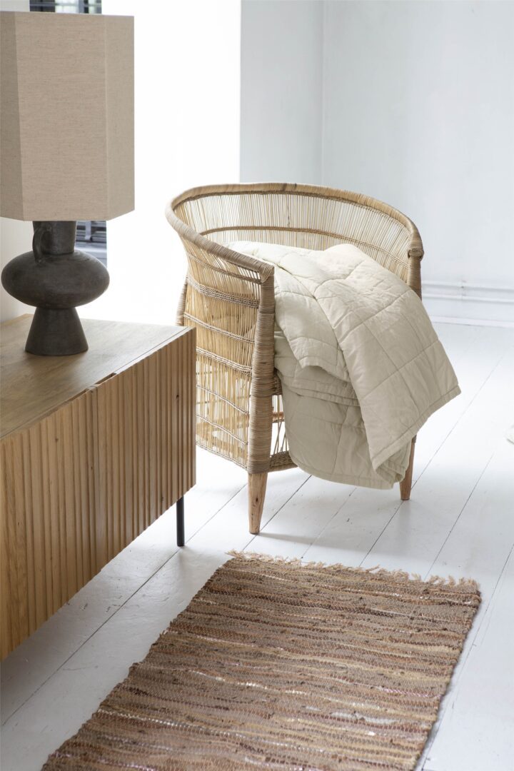 Walra Luxury Touch plaid naturel