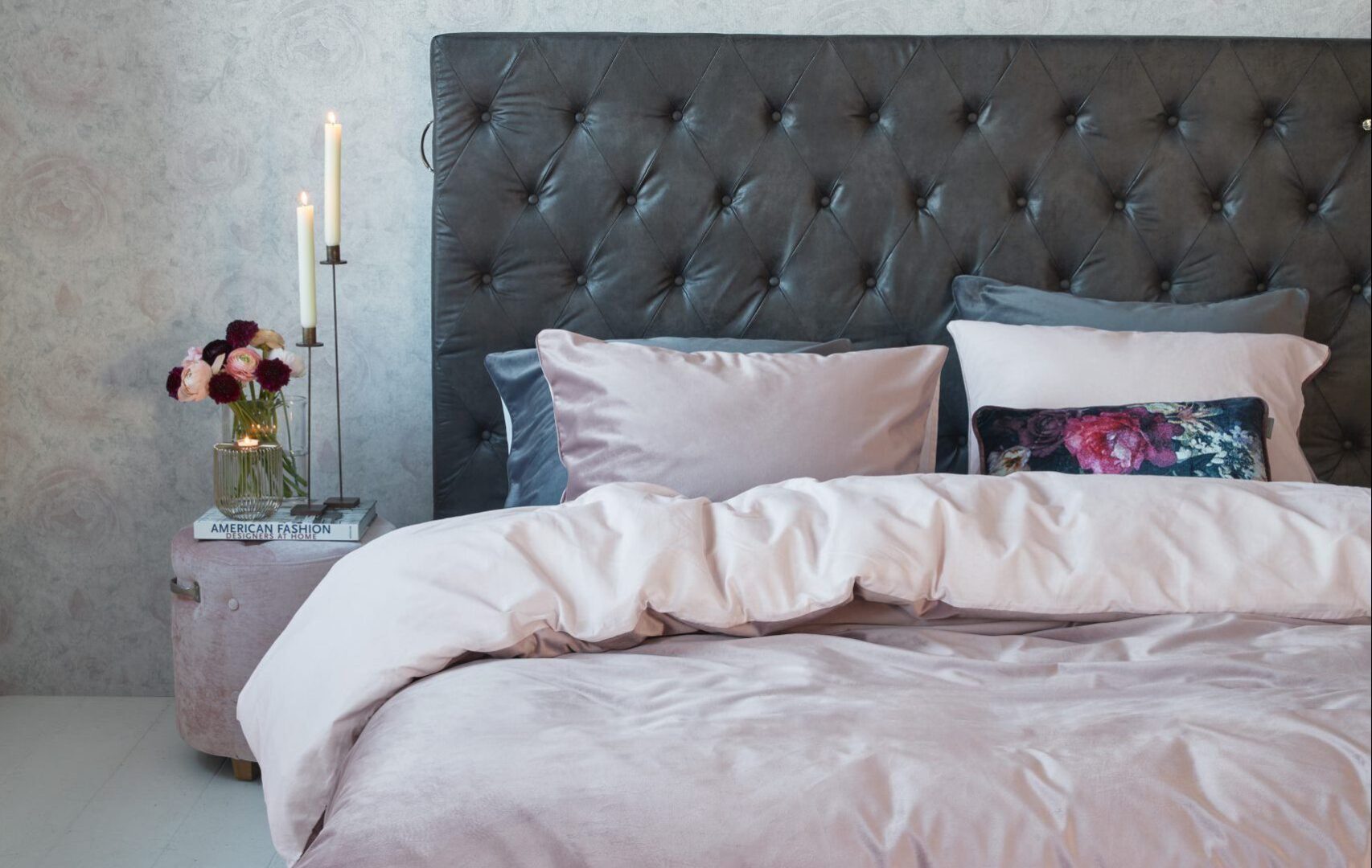 Estate dekbedovertrek paars