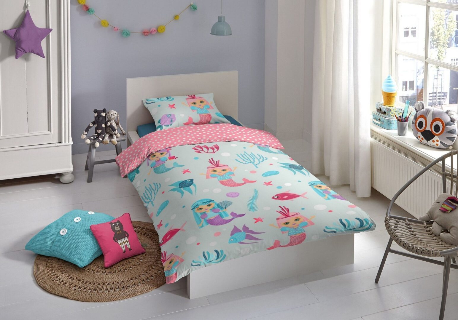 Good Morning Seagirl dekbedovertrek - voorlezen