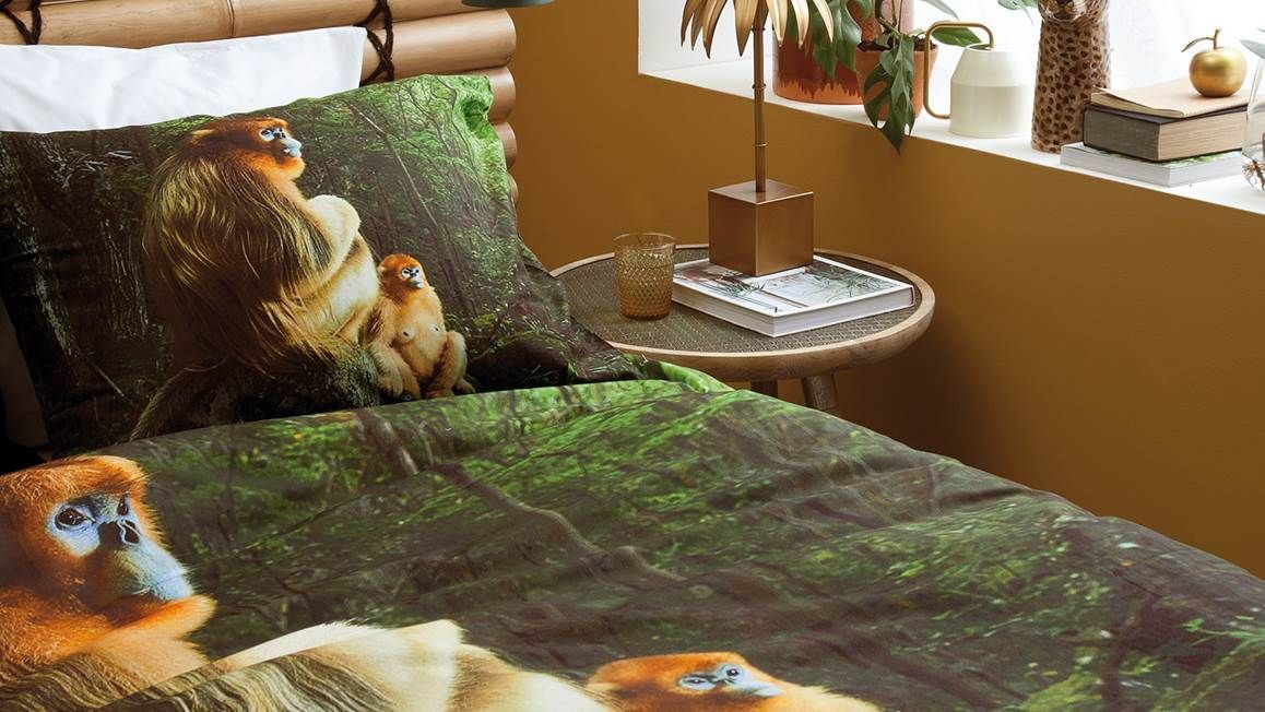 Damai Snub Nosed Monkey dekbedovertrek