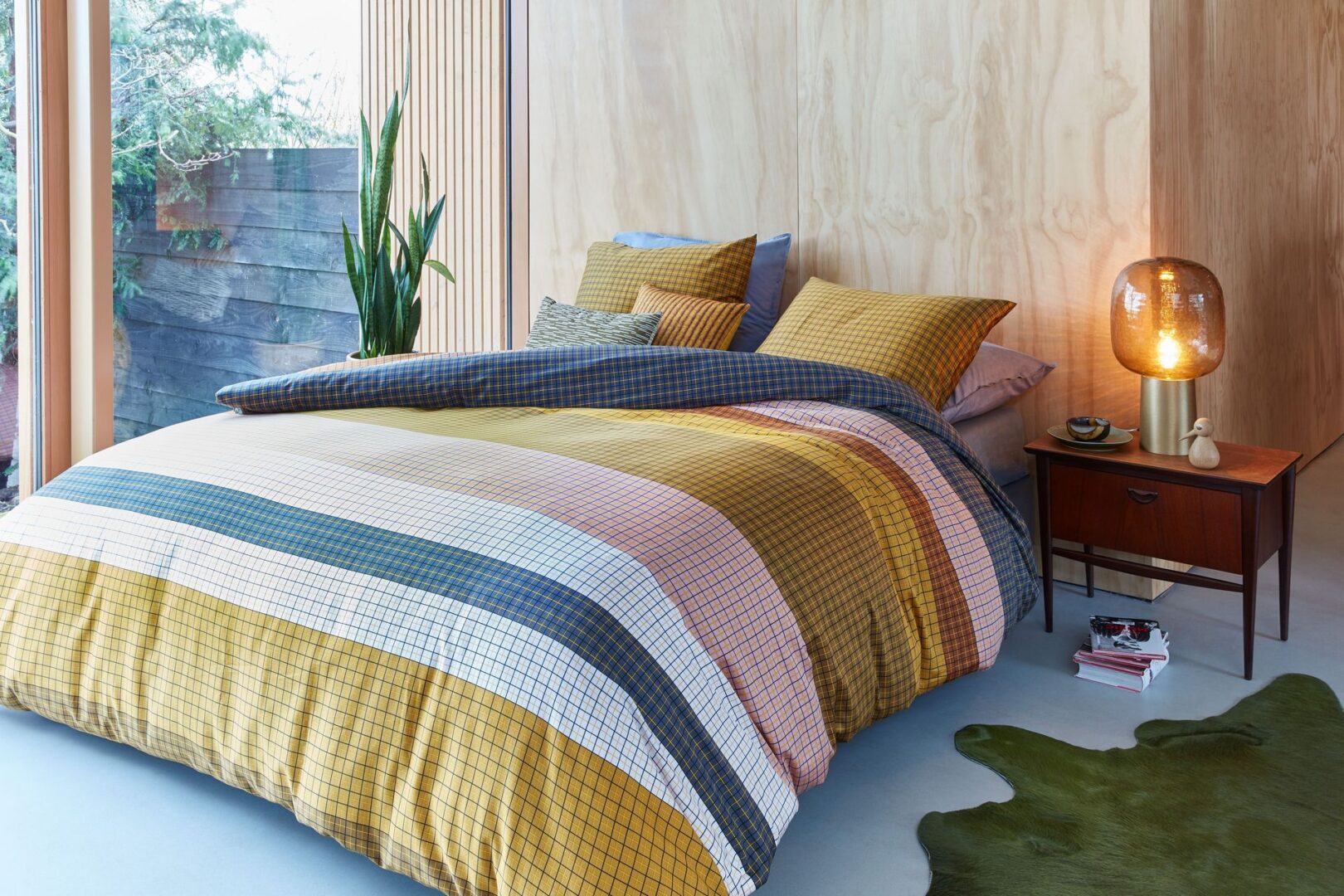 Beddinghouse Grid Stripe dekbedovertrek