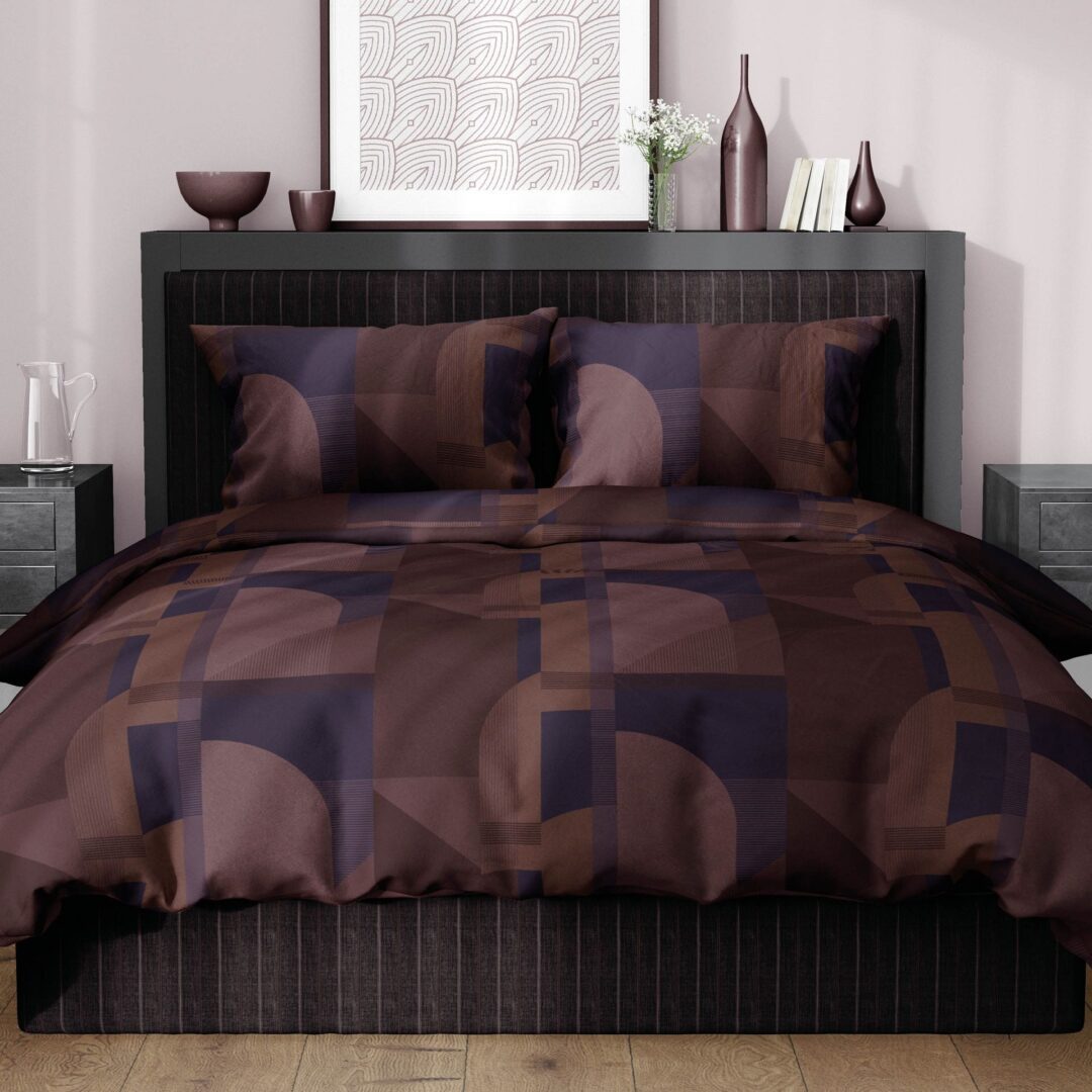 Satin d'Or Baskiat Aubergine