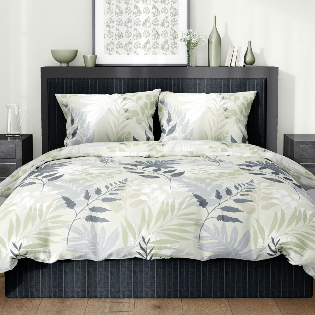 Satin d'Or Palmetta Groen