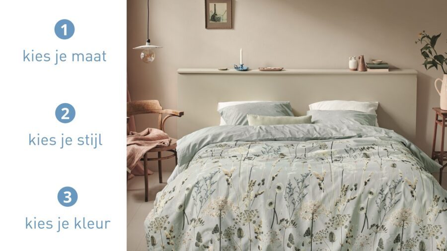 Kies in 3 stappen jouw nieuwe dekbedovertrek