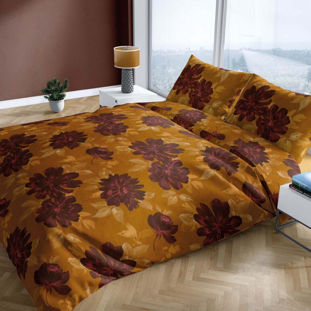 Romanette Bess flanel dekbedovertrek