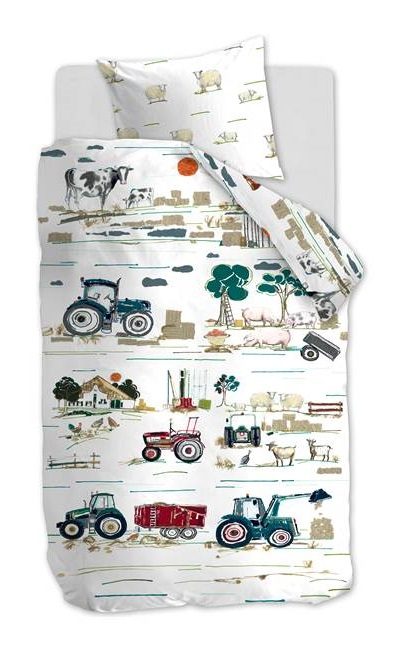 Beddinghouse Kids Boerenleven flanel dekbedovertrek