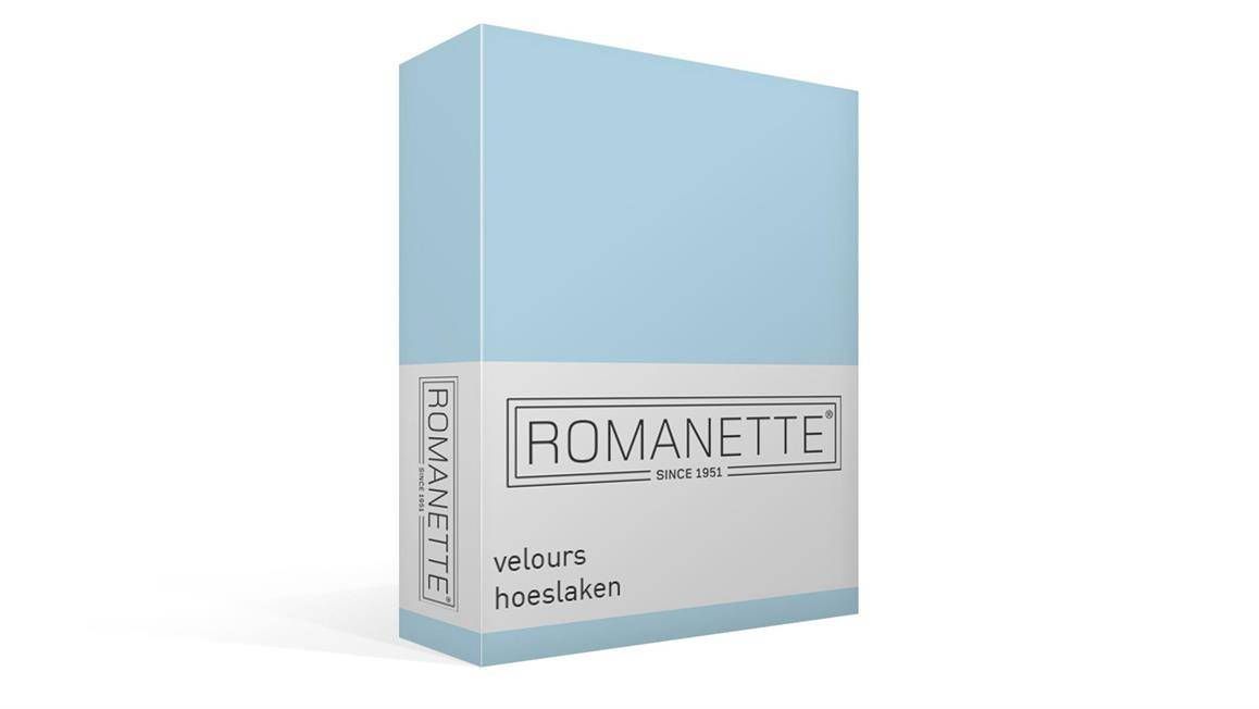 Romanette velours hoeslaken