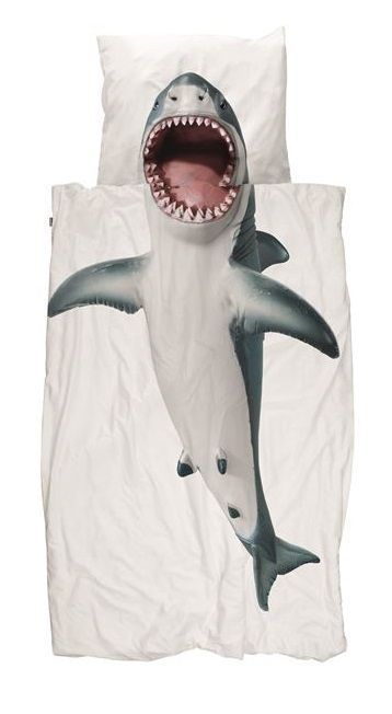 SNURK Shark dekbedovertrek