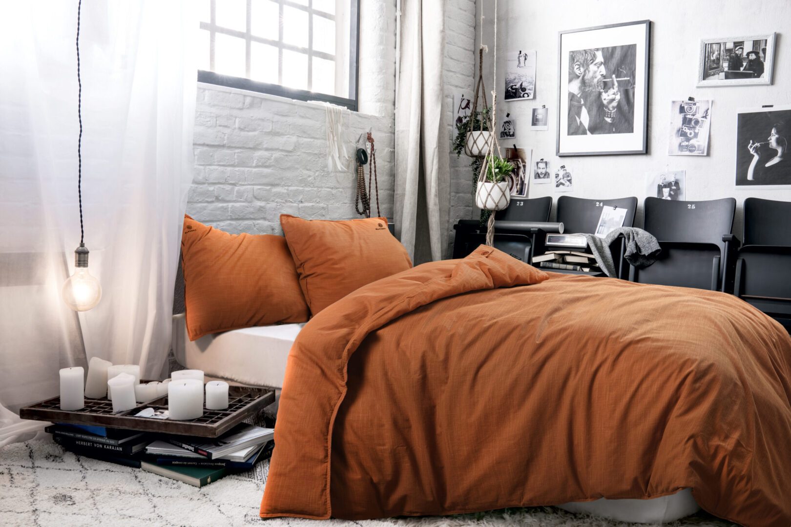 BLCKOUT Ontario dekbedovertrek - roest