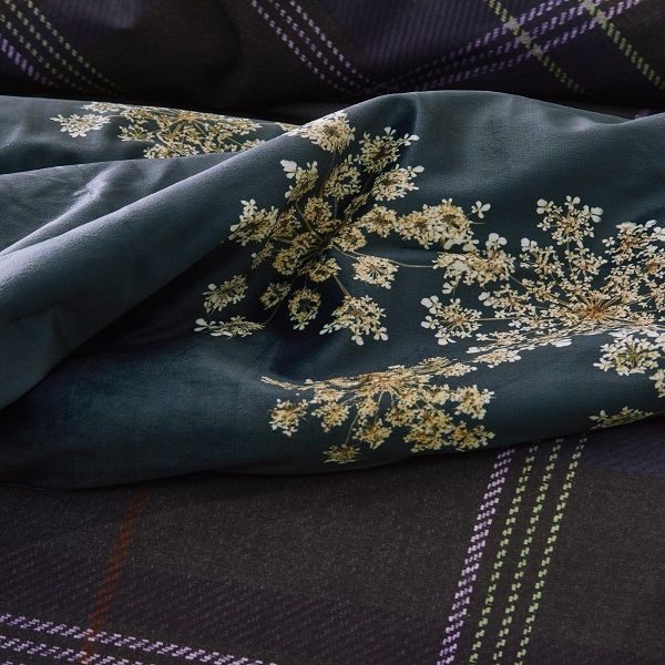 Essenza Lauren donkerblauw dekbedovertrek