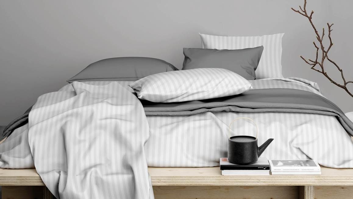 Satin d'Or Satijnstreep dekbedovertrek