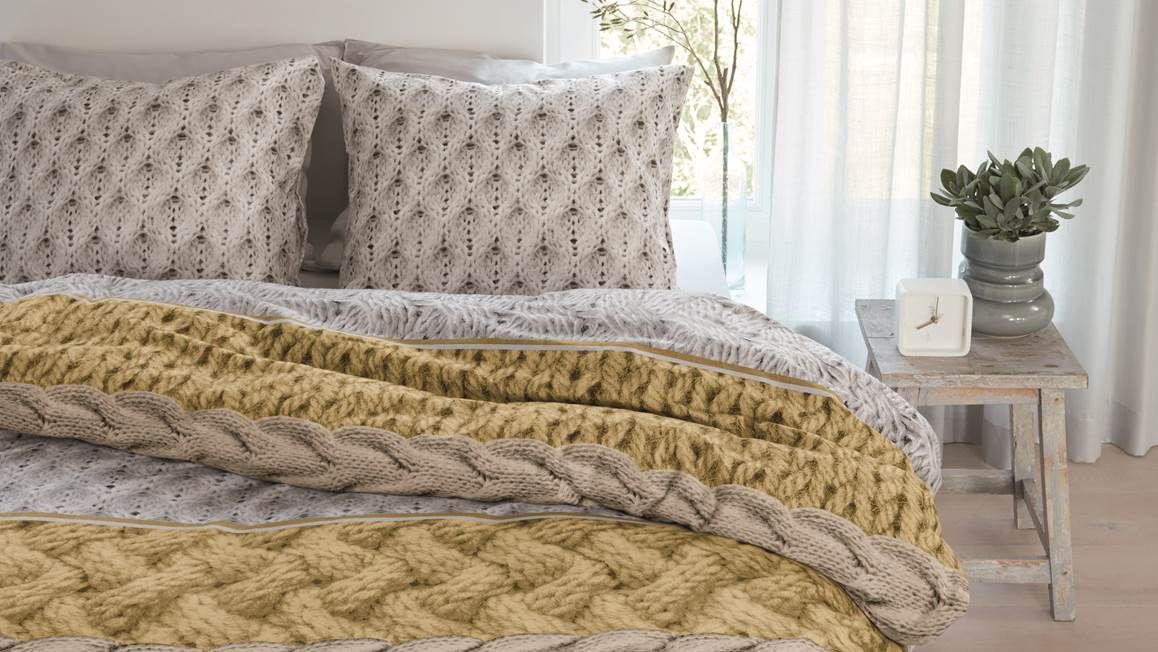 Snoozing Cardiff flanel dekbedovertrek