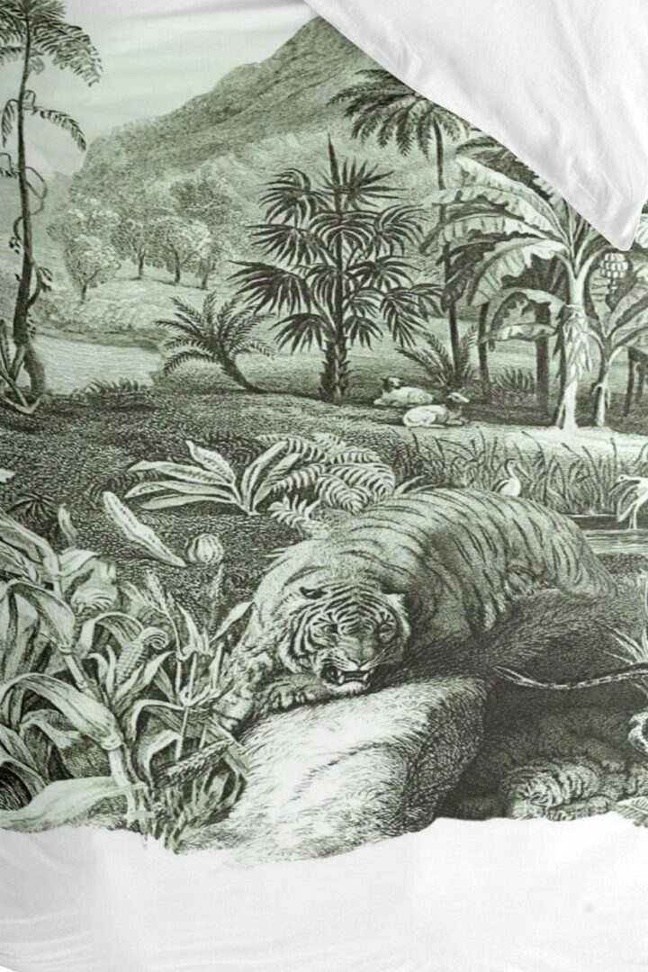 Byrklund Go Tiger dekbedovertrek