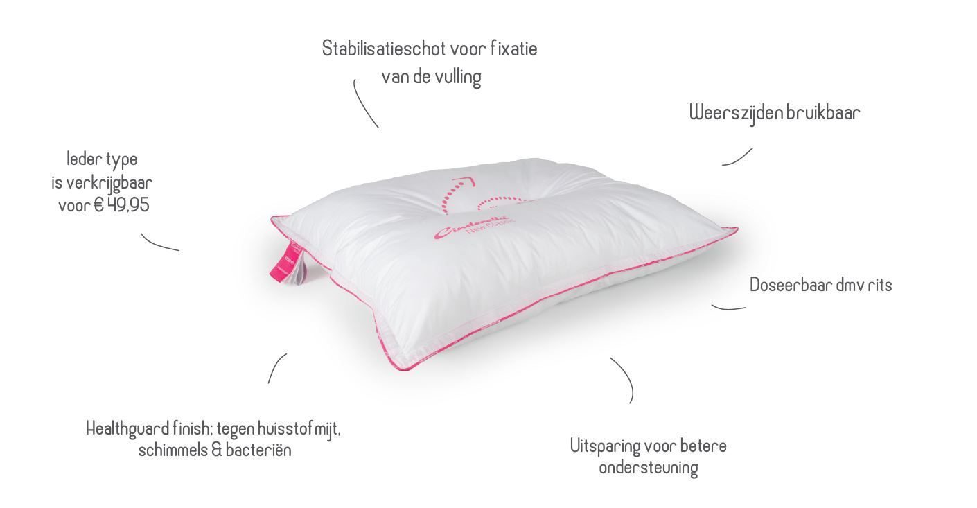 Cinderella New Classis hoofdkussen