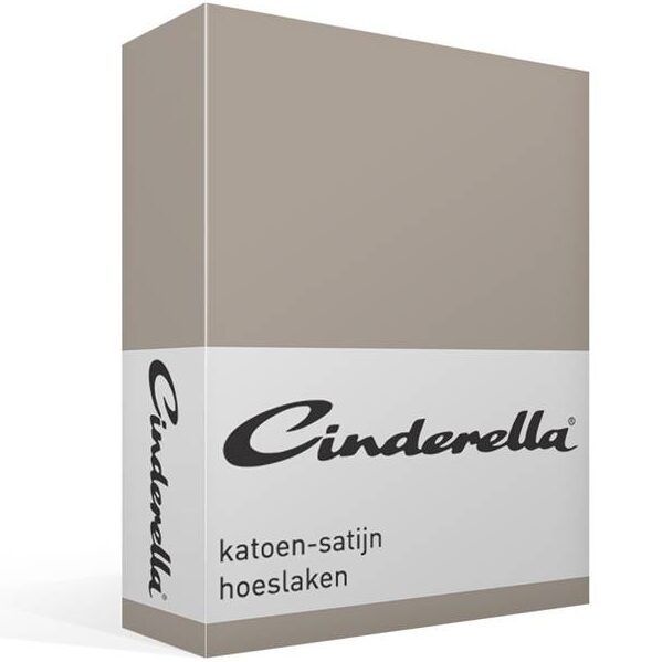 Cinderella katoen-satijn hoeslaken