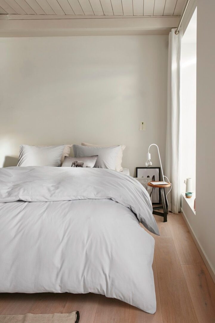 Beddinghouse Organic Basic dekbedovertrek - Light Grey