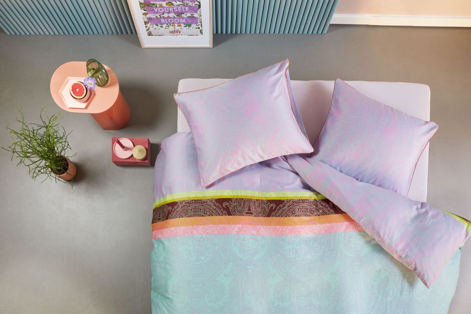 Oilily Paisley Stripes dekbedovertrek