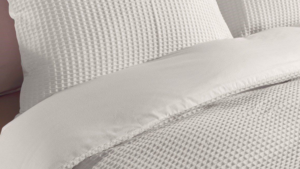 Heckettlane Vafala dekbedovertrek - super white