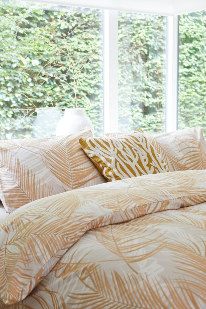 Ivorlyn Durham dekbedovertrek - gold