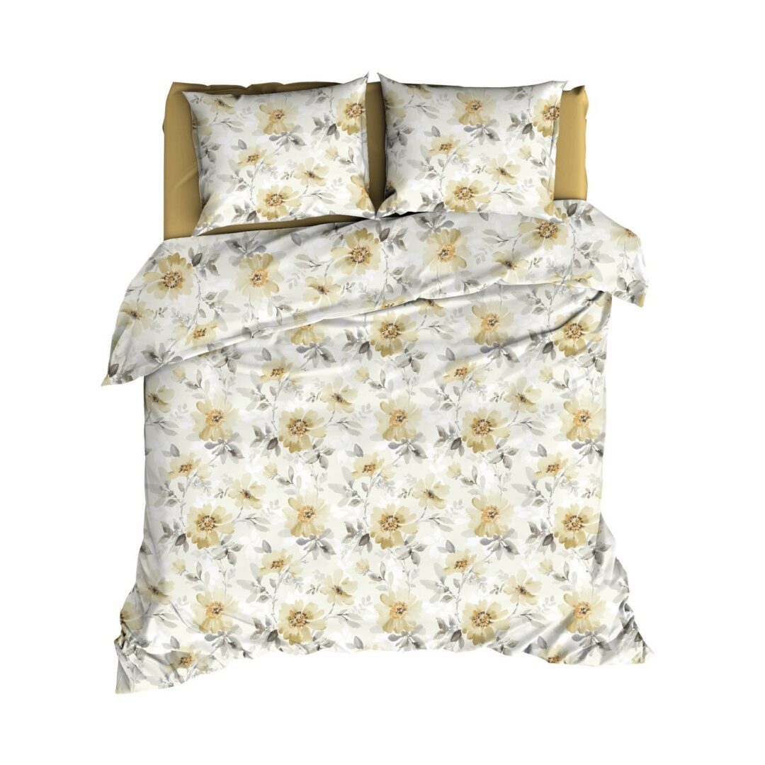 Satin d'Or Rafaella dekbedovertrek geel