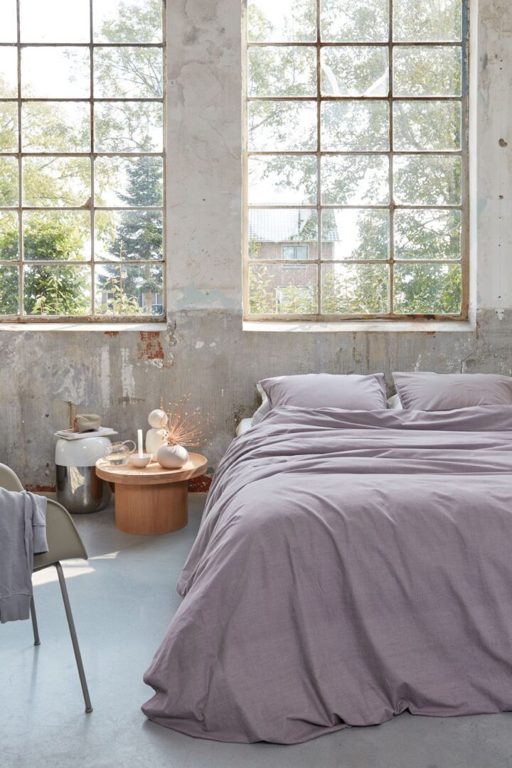 VTWonen Nature Stone dekbedovertrek Lila