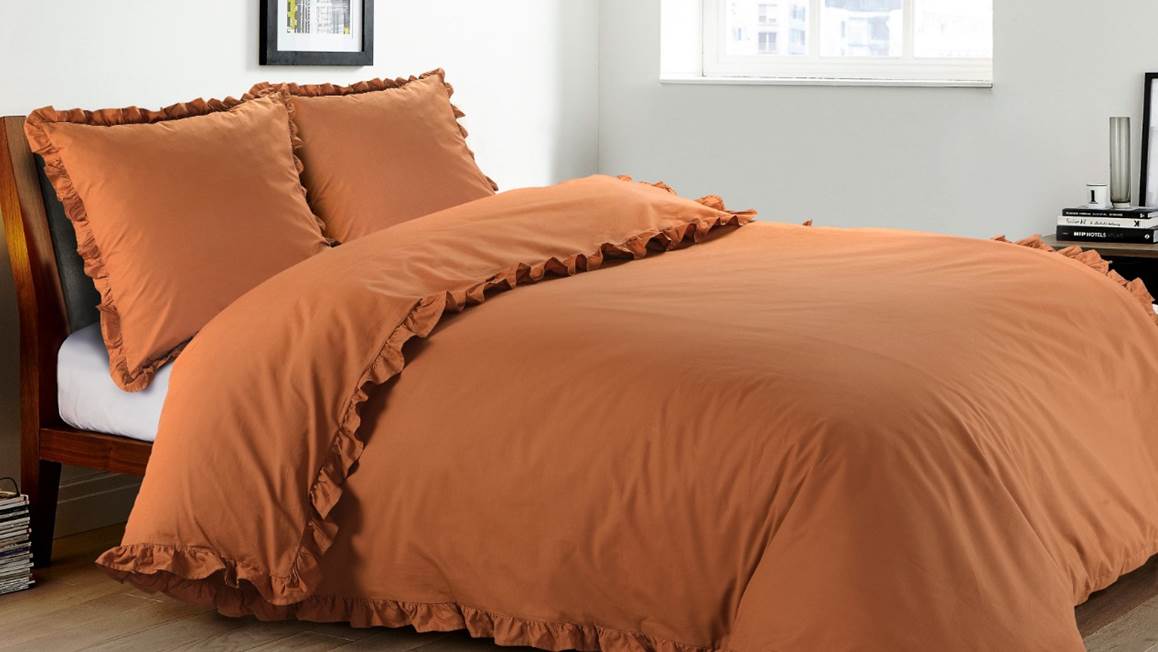 Papillon Deauville dekbedovertrek - Roest