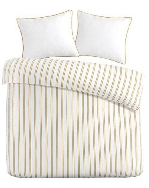 Papillon Hugo dekbedovertrek - Geel