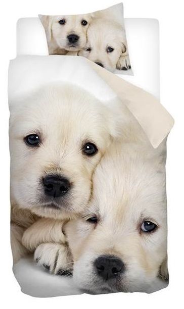 Snoozing Puppy Love dekbedovertrek