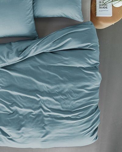 Beddinghouse Change dekbedovertrek - Blue Grey