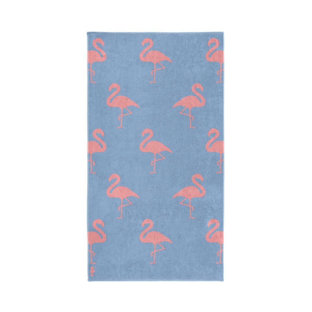 Seahorse Paradise strandlaken - blauw