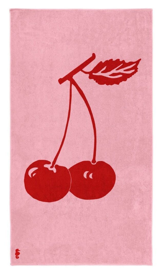 Seahorse Cherry strandlaken