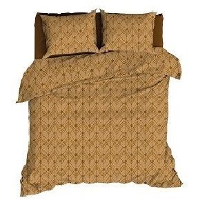 Satin d'Or Vitra dekbedovertrek - Oker