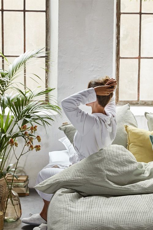 Walra Basic & Tough dekbedovertrek - Theegroen